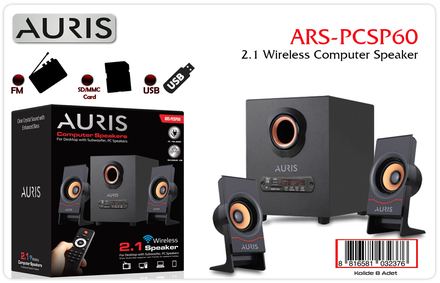 Auris PCSP60 PC Speaker 2+1 Wireless Hoparlör